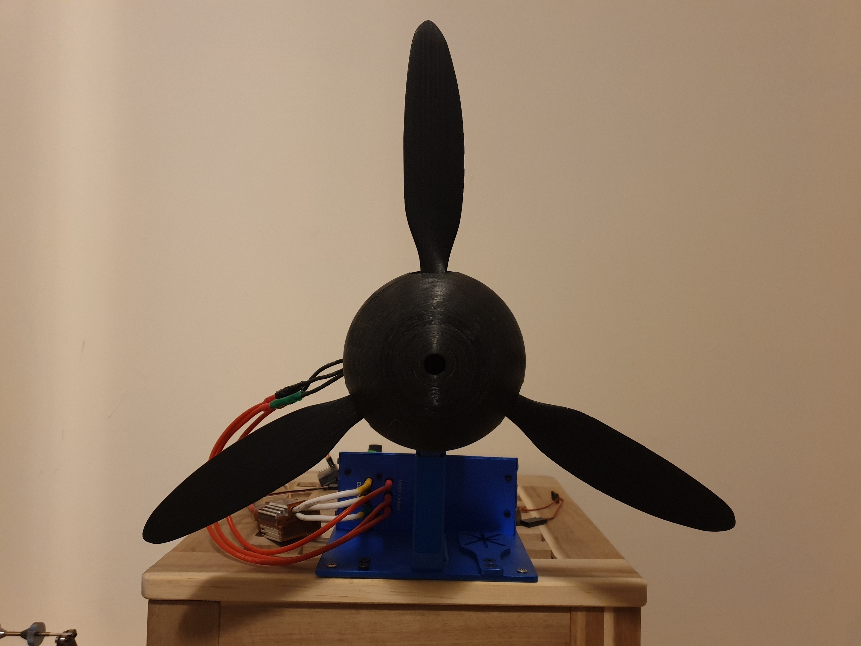 STL file RC Plane Propeller Three blade BF109 G10 14x8" Thrust